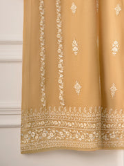 2 Piece- Pure Cotton Net Embroidered Suit S110700