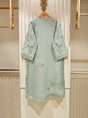 3 Piece - Pure Organza Embroidered Suit S111420