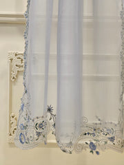 3 Piece- Pure Silk Net Embroidered Suit S111615