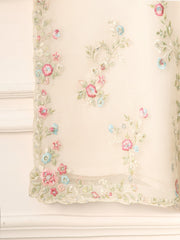 2 Piece - Pure Organza Embroidered Suit S111240