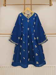 3 Piece - Pure Raw Silk Embroidered Suit S109741