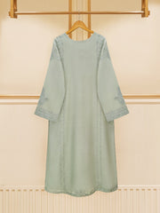 3 Piece - Pure Cotton Net Embroidered Suit S109501