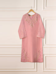 2 Piece - Pure Embroidered Raw Silk Suit S111148