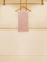 3 Piece - Pure Cotton Net Embroidered Suit S109485