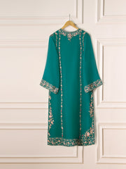 Pure Chiffon Embroidered Shirt S110942