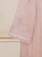 3 Piece - Embroidered Chiffon Suit S109774