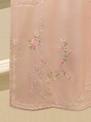 3 Piece - Pure Khaddi Silk Embroidered Suit S115737