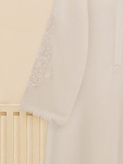 3 Piece - Pure Cotton Net Embroidered Suit S109374