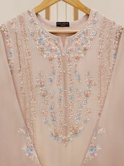 3 Piece - Embroidered Chiffon Suit S109747