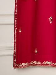 2 Piece - Pure Chiffon Embroidered Suit S110825