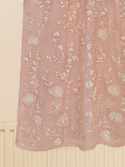 3 Piece - Pure Cotton Net Embroidered Suit S109485