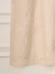3 Piece- Pure Cotton Net Embroidered Suit S111228