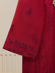 2 Piece - Embroidered Chiffon Suit S109788