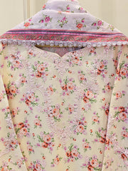 2 Piece - Digital Printed Embroidered Lawn Suit S111602