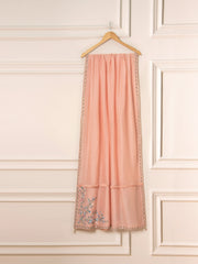 3 Piece- Pure Silk Net Embroidered Suit S111576