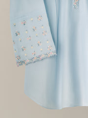(Kids) 2 Piece - Embroidered Cambric Suit KD-014