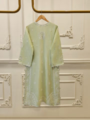 3 Piece- Pure Khaddi Silk Embroidered Suit S111601