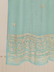2 Piece - Pure Cotton Net Embroidered Suit S109697