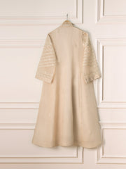 3 Piece - Pure Organza Embroidered Suit S110732