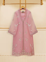 2 Piece - Pure Organza Embroidered Suit S109470