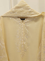 3 Piece - Pure Embroidered Cotton Net Suit S111925