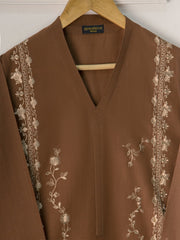 2 Piece - Embroidered Khaddar Suit S110720