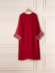 2 Piece - Pure Chiffon Embroidered Suit S110677