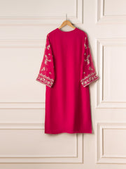 2 Piece - Pure Chiffon Embroidered Suit S110654