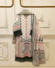 2 Piece Digital Printed Cambric Suit S115339