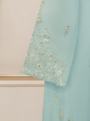 3 Piece - Embroidered Chiffon Suit S109777