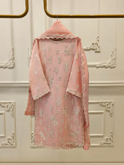 3 Piece - Pure Organza Embroidered Suit S111614