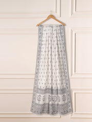 2 Piece - Embroidered Printed Cambric Shirt S111208