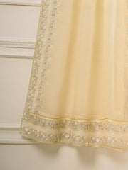 3 Piece - Pure Cotton Net Embroidered Suit S111469