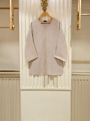 3 Piece - Pure Cotton Net Embroidered Suit S111421