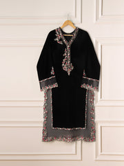3 Piece- Embroidered Velvet Suit S110927