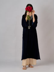 Embroidered Velvet Shirt S110329