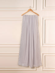 3 Piece - Pure Cotton Net Embroidered Suit S111561