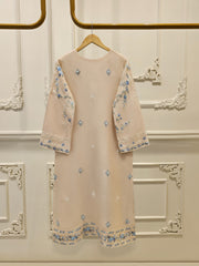 3 Piece - Pure Organza Embroidered Suit S111627