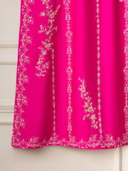 3 Piece- Pure Khaddi Silk Embroidered Suit S111232