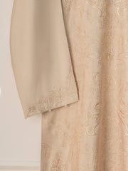 3 Piece- Pure Silk Net Embroidered Suit S110830