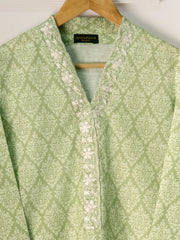 2 Piece - Embroidered Printed Khaddar Suit S110883
