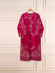3 Piece- Pure Khaddi Silk Embroidered Suit S111559