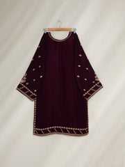 2 Piece- Embroidered Velvet Suit S110393
