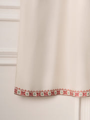 2 Piece- Pure Silk Net Embroidered Suit S110837