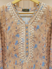2 Piece - Printed Khaddar Suit S108473