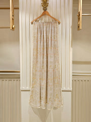 3 Piece - Pure Cotton Net Embroidered Suit S111421