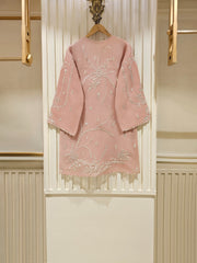 2 Piece - Pure Organza Embroidered Suit S111366