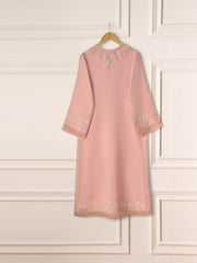 3 Piece- Pure Silk Net Embroidered Suit S111203