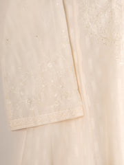 2 Piece - Embroidered Jacquard Frock S111038