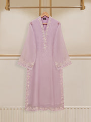 3 Piece - Pure Cotton Net Embroidered Suit S109681